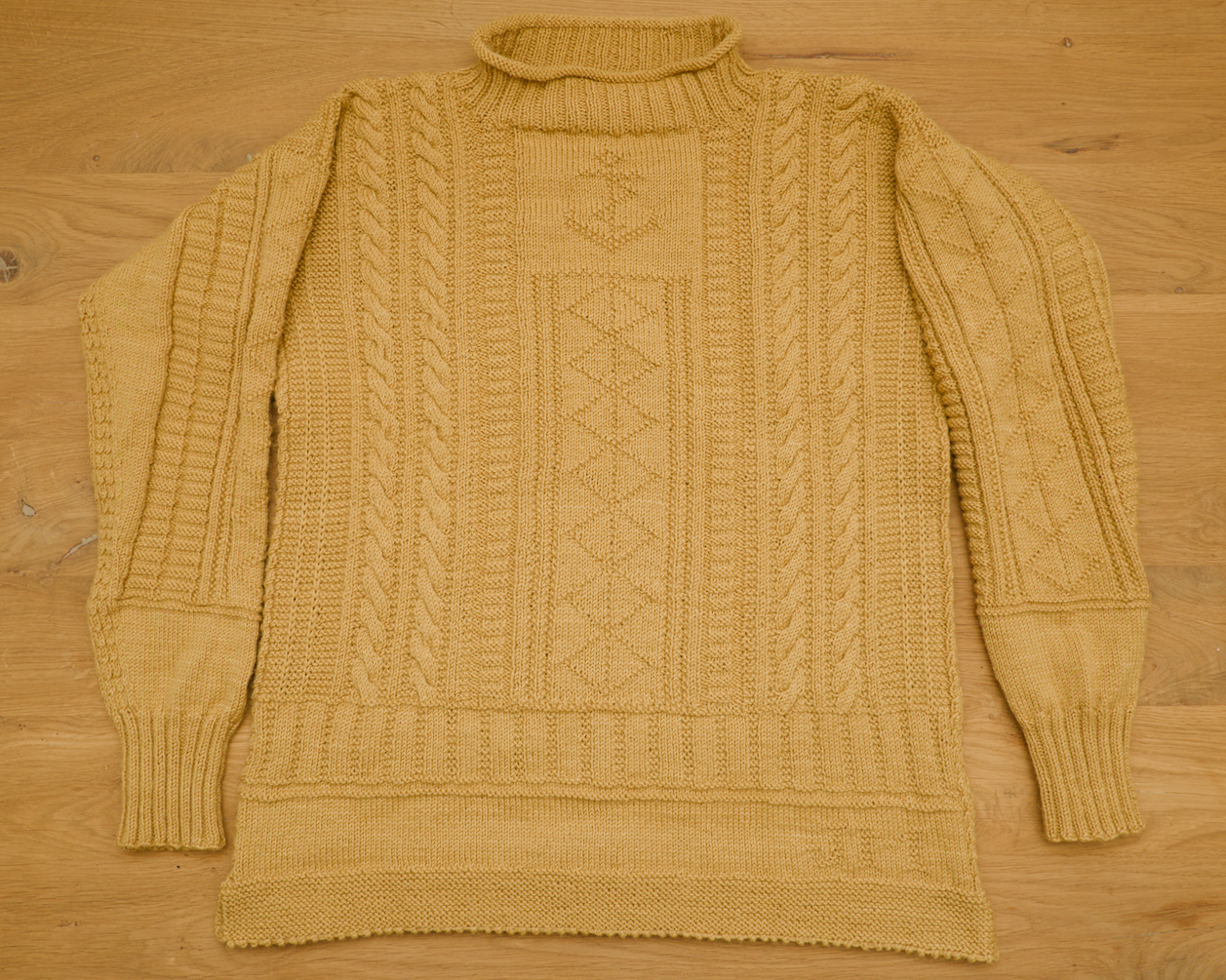 Knitting a Gansey